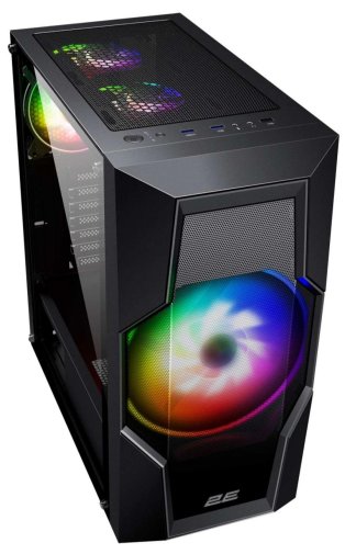 Корпус 2E Gaming Turbo Black with window (2E-G2057B)