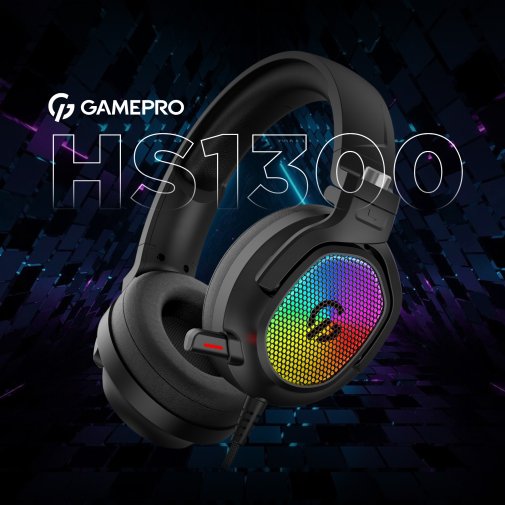 Гарнітура GamePro HS1300 7.1 RGB Black