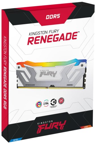 Оперативна пам’ять Kingston FURY (ex. HyperX) Renegade RGB XMP White CUDIMM DDR5 2x24GB (KF584CU40RWAK2-48)