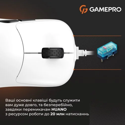Фото: Миша GamePro GM690W White № 26 | KTC