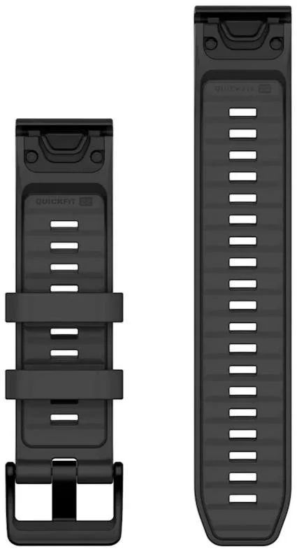 Фото: Ремінець Garmin QuickFit 22mm Watch Bands Graphite Silicone (010-13392-07) № 4 | KTC