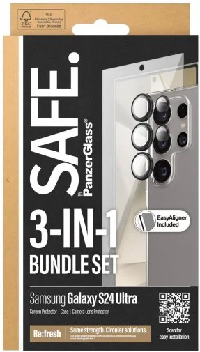 Фото: Чохол PanzerGlass for Samsung S24 Ultra - Safe 3in1 Pack (PG_BSAFE95674) № 8 | KTC