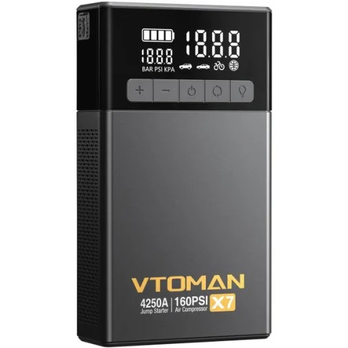 Фото: Бустер Vtoman X7 Jump Starter 4250A з компресором 160PSI № 7 | KTC