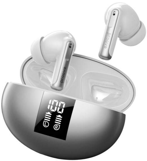 Навушники Proove Thunder Buds SE with ANC Silver (TWTBSE010006)