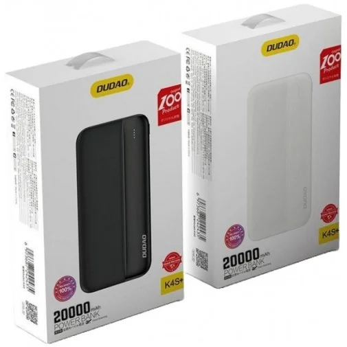 Фото: Батарея універсальна Dudao K4S 20000mAh 10W White (6973687242442) № 11 | KTC