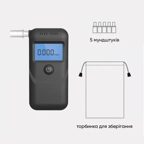 Фото: Цифровий Алкотестер Huiton At2700 black (HUI2700) № 23 | KTC