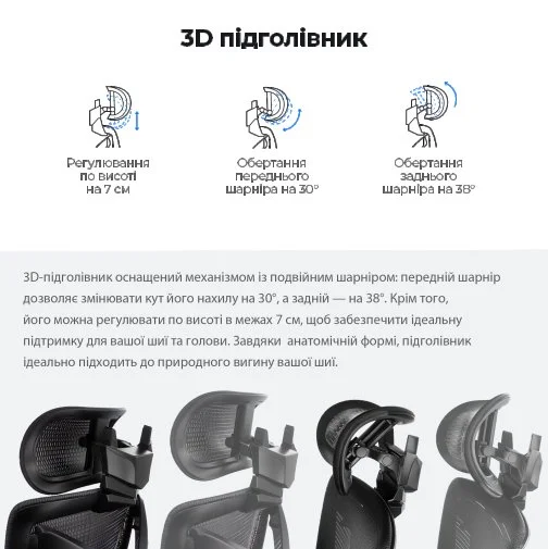Фото: Крісло Anda Seat X-Air Pro Size XL Mesh Space Black (AD-WY-01-BBB-B01) № 33 | KTC
