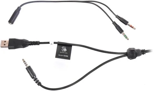 Фото: Гарнітура Bloody G200 Black/Red (G200 Black+Red) № 11 | KTC