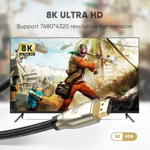 Фото: Кабель UGREEN DP112 v1.4 DP / DP 2m Black (60843) № 10 | KTC