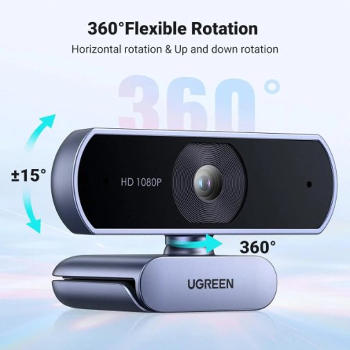 GREEN HD webcam USB-A (15728)