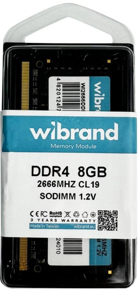 Фото: Оперативна пам’ять Wibrand DDR4 1x8GB (WI2666DDR4S/8GB) № 5 | KTC