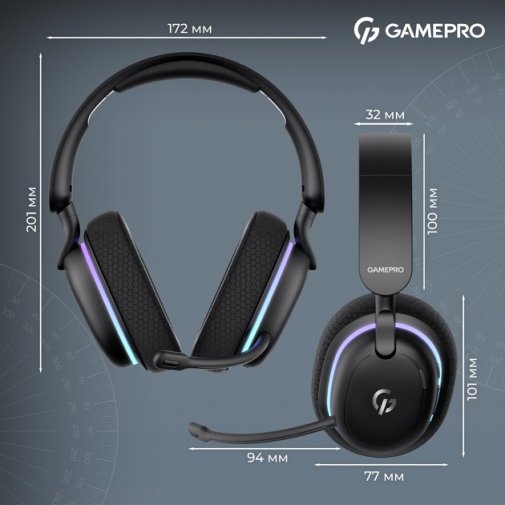 Гарнітура GamePro Asgard Bragi Black (HSW250B)