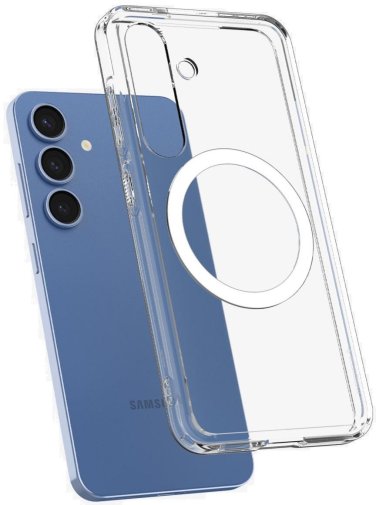 Чохол Spigen for Samsung S25 Plus - Ultra Hybrid MagFit Clear White (ACS08981)