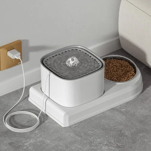Фото: Годівниця Lapka 2in1 Cat water fountain with food bowl (WF072) № 10 | KTC