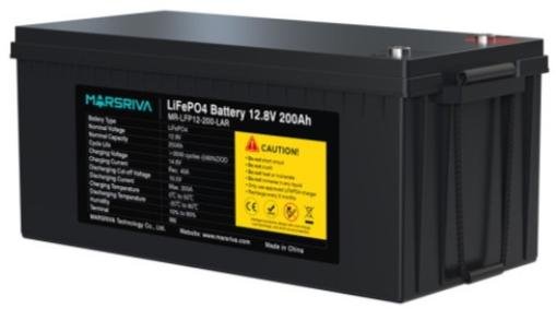 Батарея для ДБЖ Marsriva MR-LFP12-200-LAR V3 12.8V 200Ah