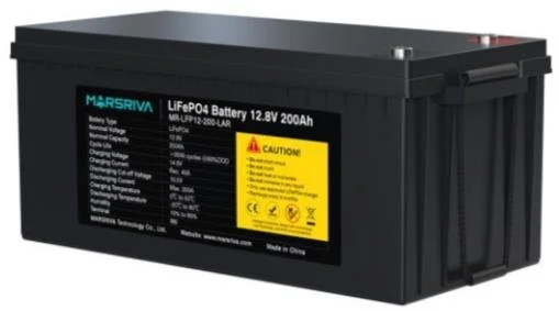 Фото: Батарея для ДБЖ Marsriva MR-LFP12-200-LAR V3 12.8V 200Ah № 7 | KTC