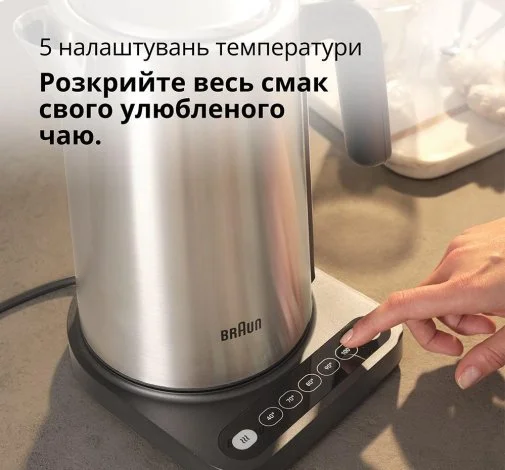 Фото: Електрочайник Braun WK 5205 BK № 10 | KTC