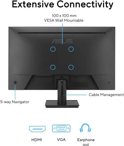 Фото: Монітор ASUS VA279HG - 27" IPS / 1920×1080 / 120 Гц / Adaptive Sync № 21 | KTC