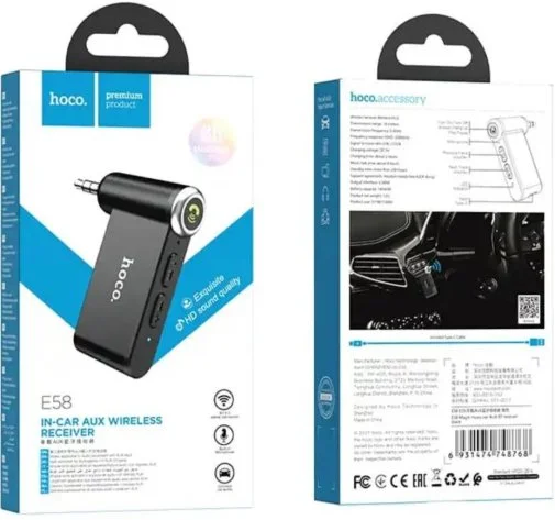 Фото: Bluetooth-ресивер Hoco E58 Magic Black (6931474748768) № 8 | KTC
