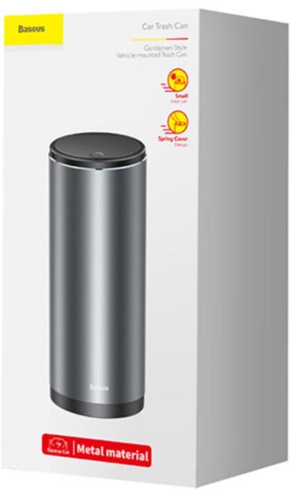 Автомобільний сміттєвий контейнер Baseus Gentleman Style Dark Gray (CRLJT-0G)