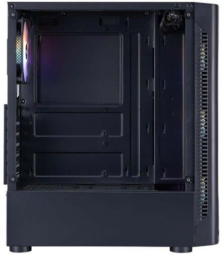 Корпус 1stPlayer D4-BK-4F1 Black with window