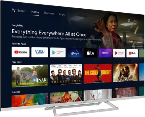 Телевізор LED Tesla 43E635SUS (Android TV, Wi-Fi, 3840x2160)