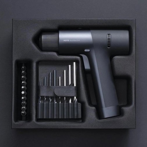 Дриль-шуруповерт HOTO 12V Brushless Drill Black (QWLDZ001)