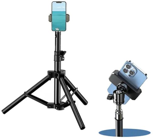 Штатив RTAKO ZJ-ZB01 Matte Finish Carbon Steel Tripod 55cm Black (6930539528246)