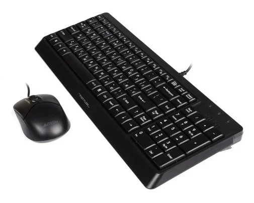 Фото: Комплект клавіатура+миша A4tech F1512 Black № 13 | KTC