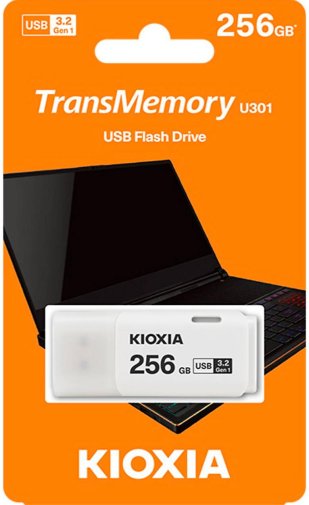 Флешка USB Kioxia TransMemory U301 256GB White (LU301W256GG4)