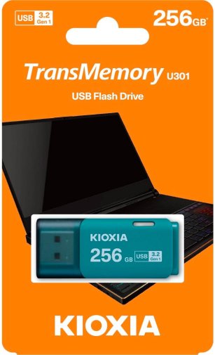 Флешка USB Kioxia TransMemory U301 256GB Light Blue (LU301L256GG4)
