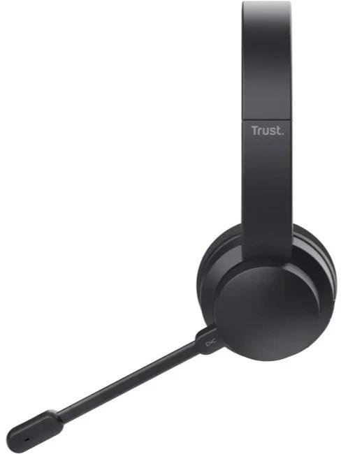 Гарнітура накладна Trust Ayda Wireless ENC, Black