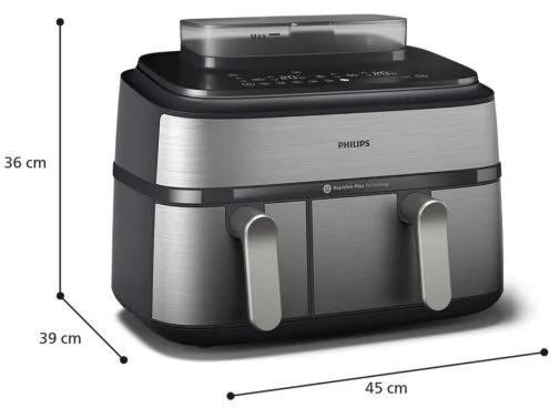Фото: Мультипіч Philips 5000 Series Dual Basket (NA555/00) № 14 | KTC