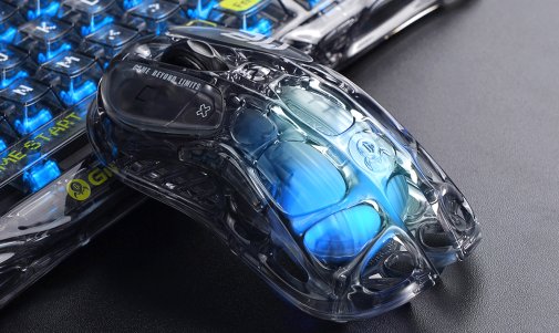 Миша Gravastar Mercury M2 Transparent Black (GRAVASTARM2_XTAL_BLK)