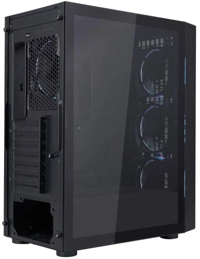Фото: Корпус 1stPlayer Go6-BK-4FS7 Black with window № 12 | KTC