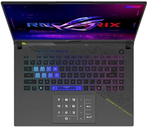 Фото: Ноутбук ASUS ROG Strix G16 2025 G614PP-RV224 Eclipse Gray - 16" IPS 165 Гц / AMD Ryzen 9 / 8940HX / DDR5 16 ГБ / PCI-E SSD 512 ГБ / GeForce RTX 5070 № 11 | KTC