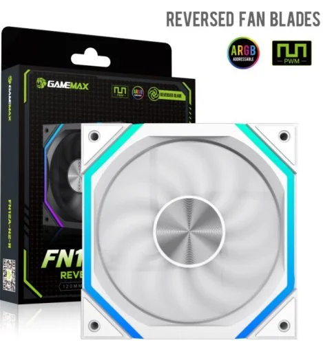 Фото: Кулер Gamemax FN12A-N2-RW White № 10 | KTC