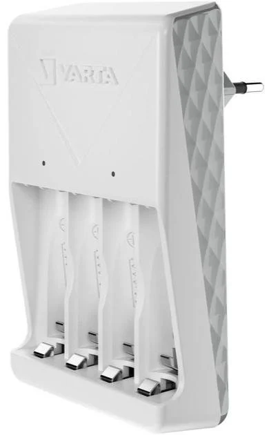 Фото: Зарядний пристрій Varta Plug Charger with 4xAA 2100mAh (57657101451) № 13 | KTC