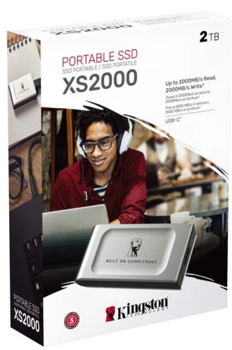 Фото: Зовнішній SSD-накопичувач Kingston XS2000 2TB (SXS2000/2000GA) № 6 | KTC