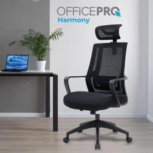 Фото: Крісло OfficePro Harmony OC310-B-B-B Black № 22 | KTC