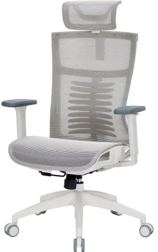 Фото: Крісло OfficePro Balance OC620 White/Ligth Gray (OC620-W-LG-LG) № 18 | KTC