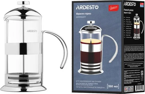Фото: Френч-прес Ardesto Gemini Asti 350ml Clear (AR1935AFP) № 7 | KTC