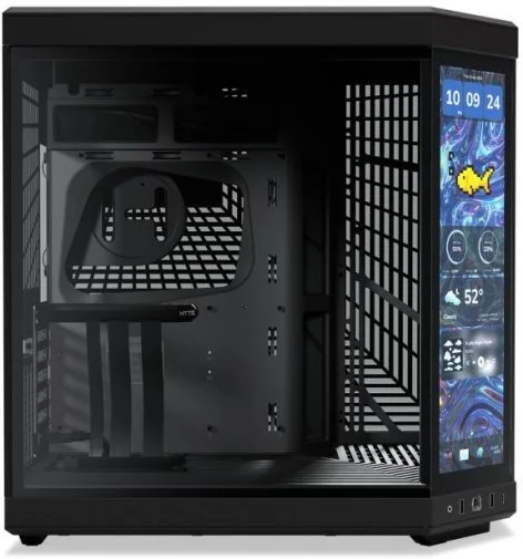 Фото: Корпус Hyte Y70 Touch Infinite Pitch Black with window (CS-HYTE-Y70TTI-BB) № 8 | KTC