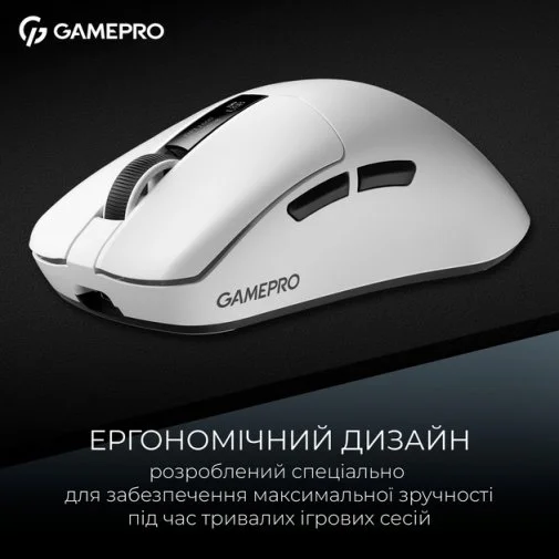 Миша GamePro Asgard Thor WL/BT/USB White (GM023W)