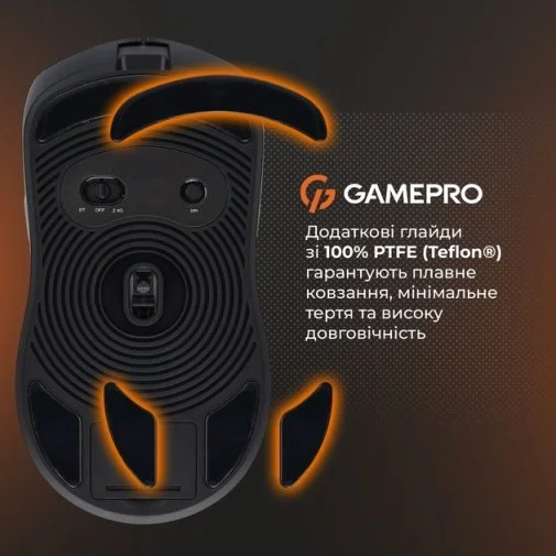 Фото: Миша GamePro Genesis Ranker WL/BT/USB Black (GM012B) № 27 | KTC