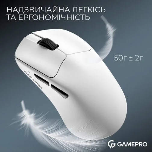 Фото: Миша GamePro Asgard Surt WL/BT/USB White (GM017W) № 23 | KTC