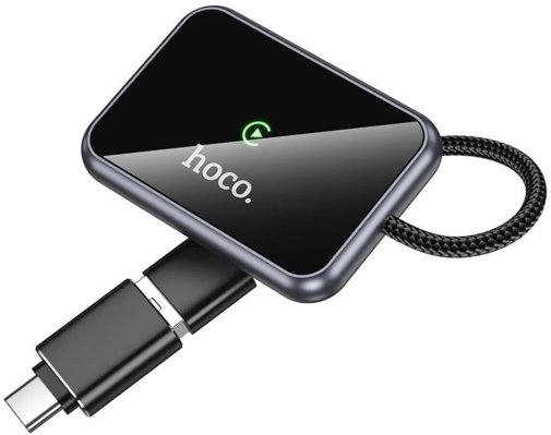Адаптер Hoco HU1 Way car wireless CarPlay adapter Metal Gray (6942007623674)