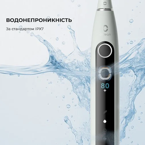 Фото: Електрична зубна щітка Oclean X Pro 20 S Duo Set White/Black (6970810556919) № 33 | KTC