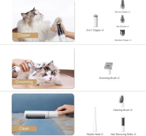 Фото: Набір для грумінгу Mova Pet Grooming G1Pro (CH2) № 33 | KTC