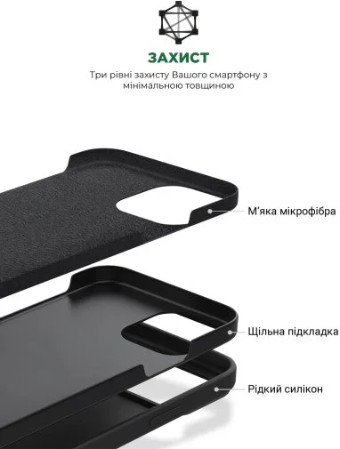 Фото: Чохол ArmorStandart for Apple iPhone 15 Pro - ICON2 MagSafe Black (ARM72743) № 15 | KTC